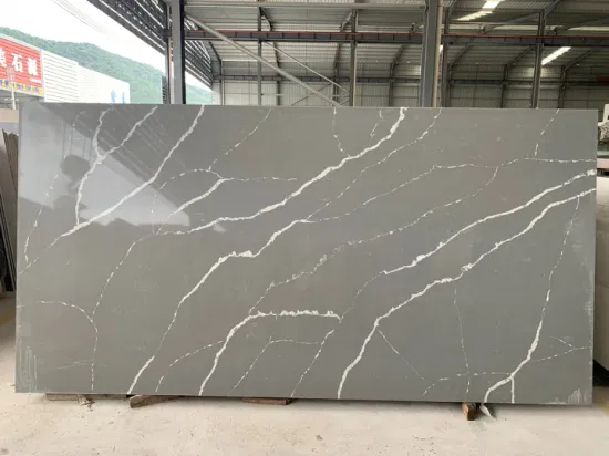 Popular Quartz Color Design Sparkling White Quartz Stone for Countertops, Vanity Tops, Artifical Quartz Slabs